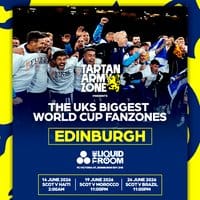 Tartan Army Zone: Scotland Vs Brazil (Edinburgh)