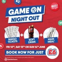 Bingo Balls: Eat, Drink & Play for £6 - Buzz Bingo Coatbridge