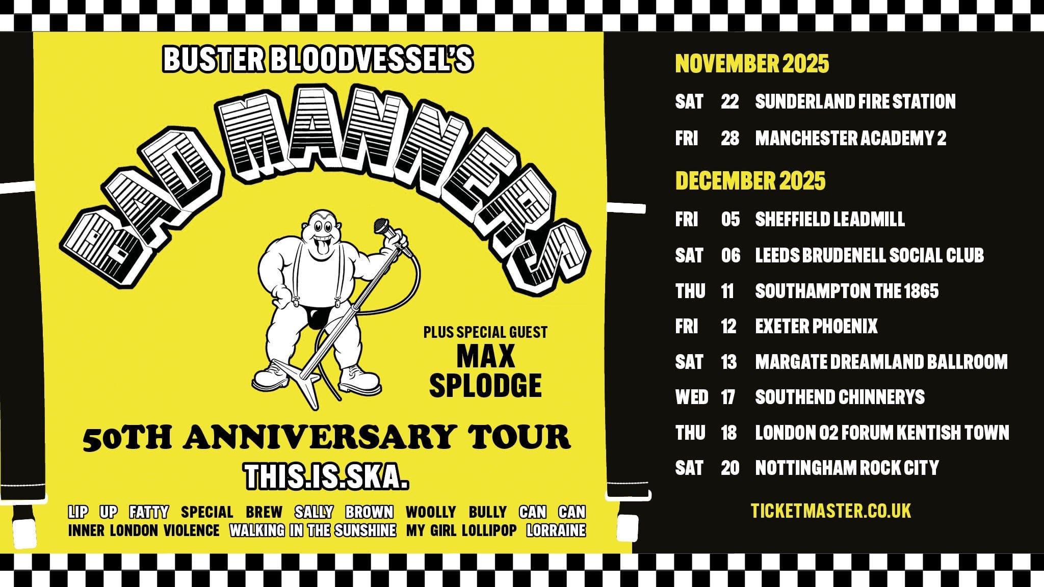 Bad Manners - 50th Anniversary Tour